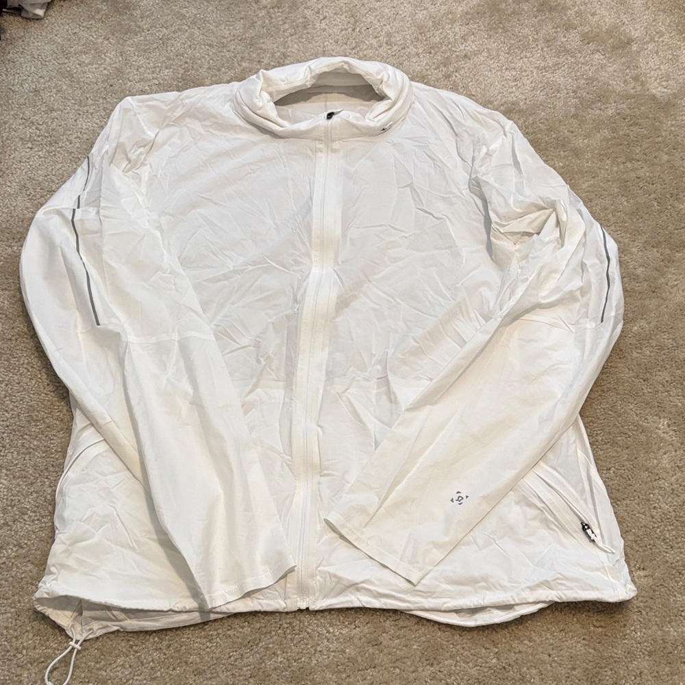 lululemon athletica Men's White Lightweight Windbreaker Jacket